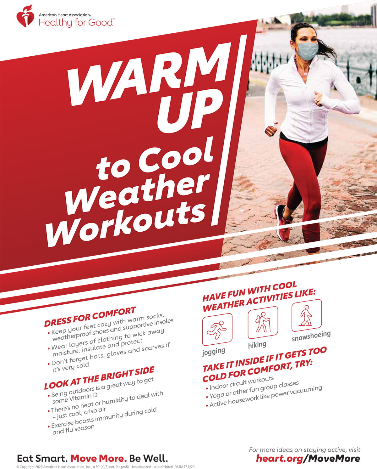 Cooler-weather workouts infographic