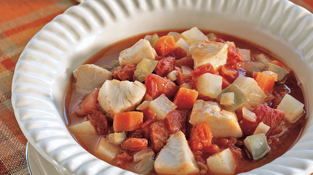 Fish Stew with Tomatoes
