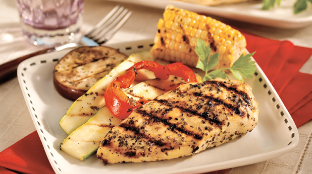 Grilled Chicken with Vegetables