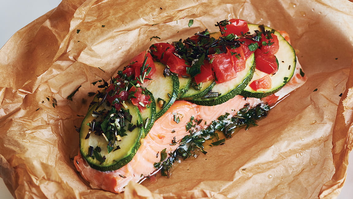 Salmon en Papillote - A healthy way of cooking fish - Culinary