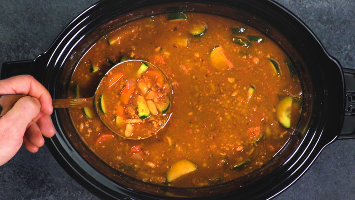 Slow Cooker Vegetable Turkey Soup
