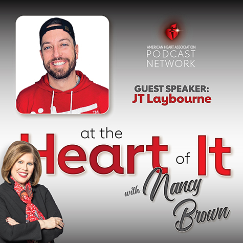 Photo Promo - At the Heart of It with Nancy Brown Guest JT Laybourne