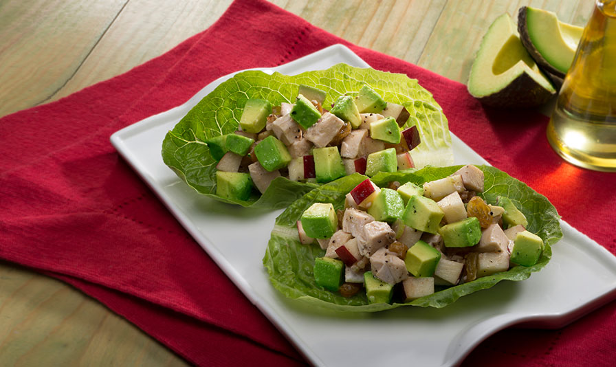 Avocados From Mexico Chicken Waldorf Salad Heart-Check certified recipe