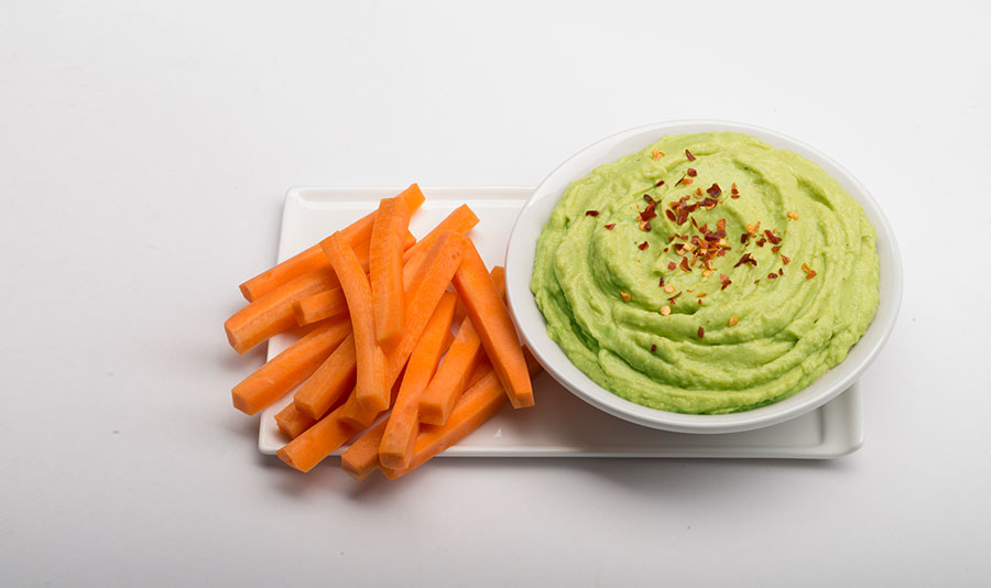 Avocados From Mexico Green Avocado Hummus Heart-Check certified recipe