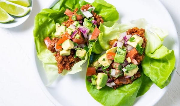 Turkey Avocado Lettuce Tacos