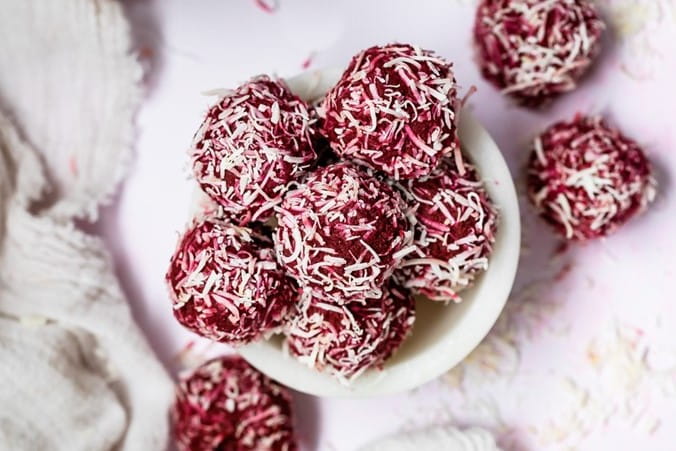 Coconut Beet Bites