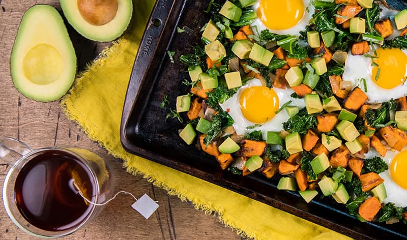 Heart-Check Certified Sheet Pan Breakfast with Avocados Recipe