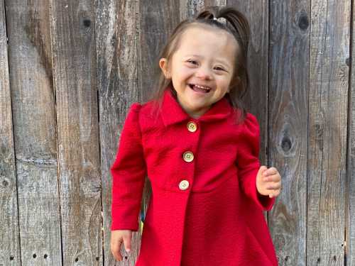 Ariel, a toddler with Down Syndrome