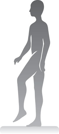 Standing On One Foot Illustration