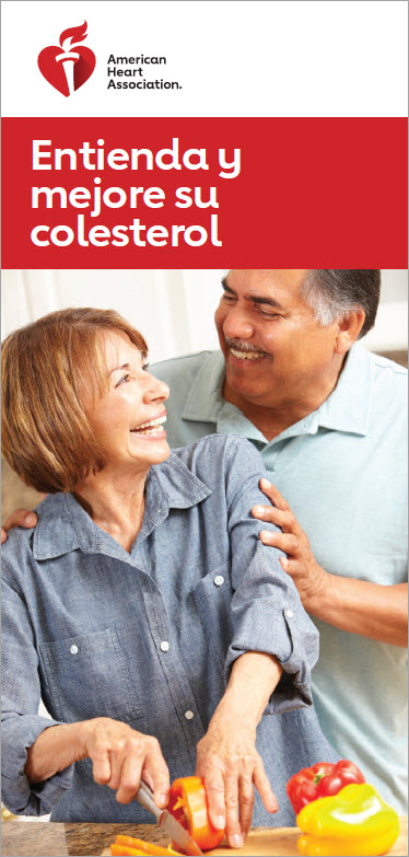 Understanding and Improving Cholesterol bilingual brochure cover