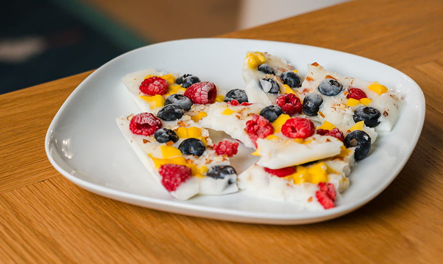 Frozen Yogurt Bark [recipes.heart.org]