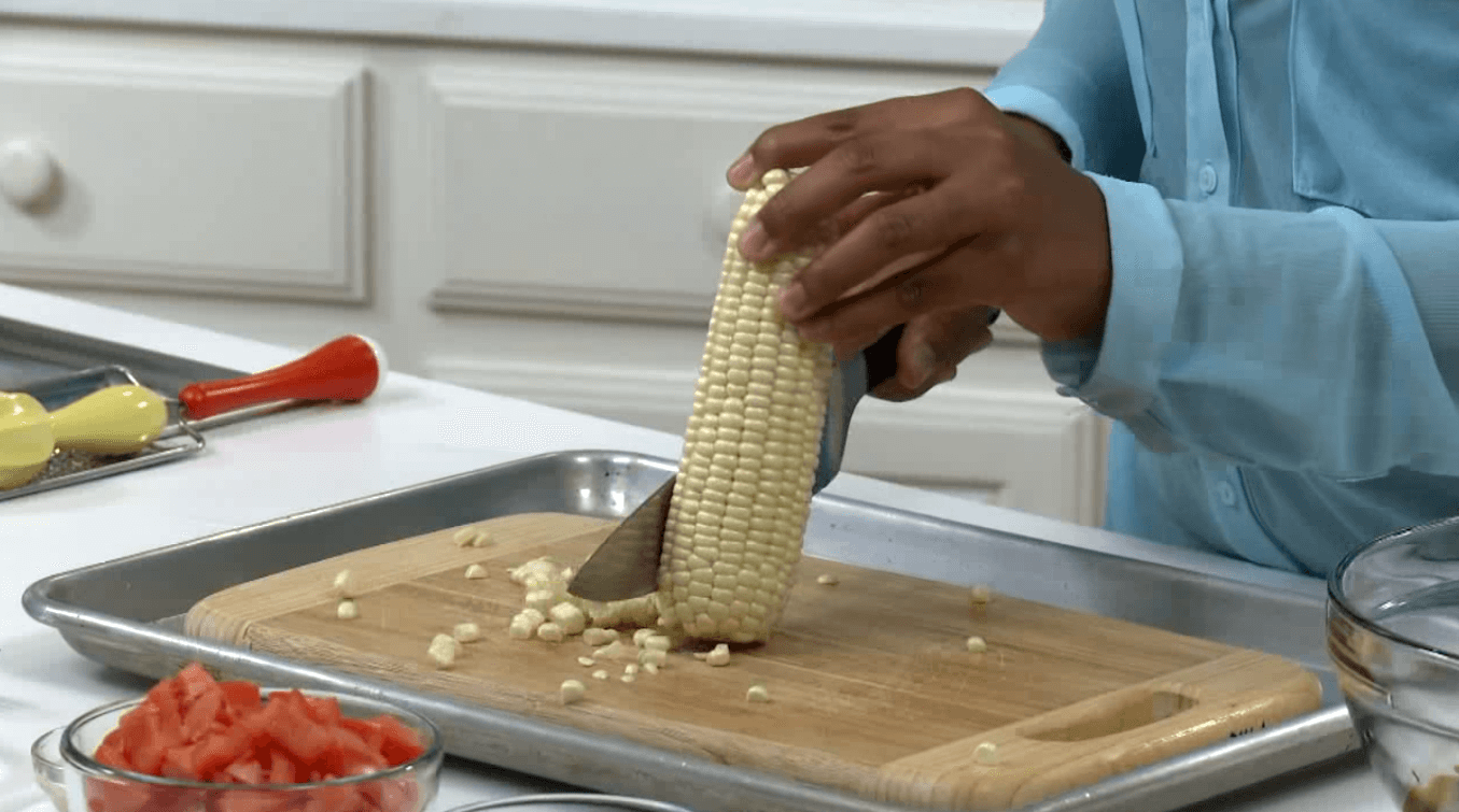 Cutting Corn Off the Cob