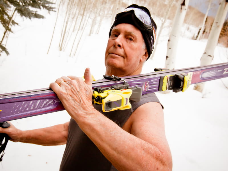Fred Bartlit, 87, is an avid skier and golfer (Photo courtesy of Steven Droullard).