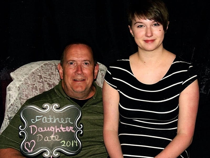 Dan Willard with his daughter. (Photo courtesy of Dan Willard)