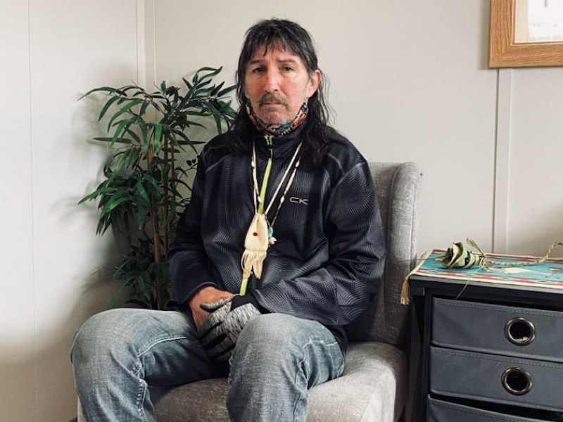 Jeff Sari turned to Chief Seattle Club after being unable to work because of the pandemic. (Photo by Carly Dunn)