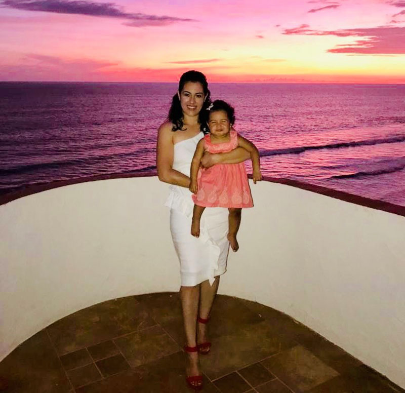 Lupita Garcia with her daughter, Maia. (Photo courtesy of Samuel Higuera)