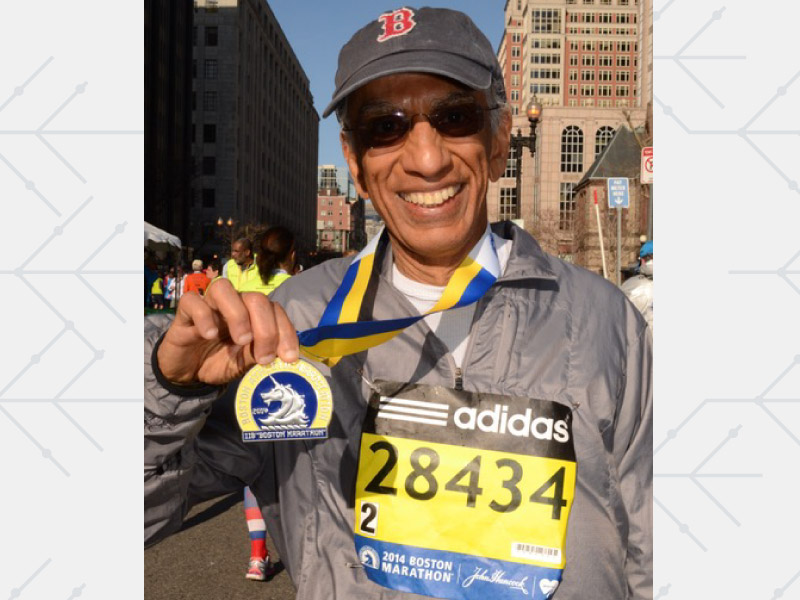 Dr. Akil Taherbhai went from heart bypass surgery to running marathons in less than a year. (Photo courtesy of Dr. Akil Taherbhai)