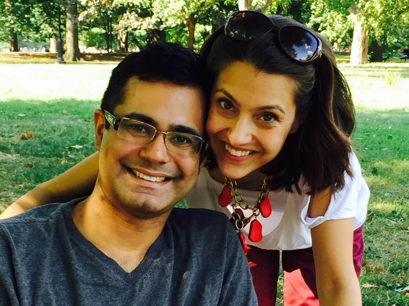 Dr. Satjit Bhusri and his wife, Ayesha. (Photo courtesy of Dr. Satjit Bhusri)