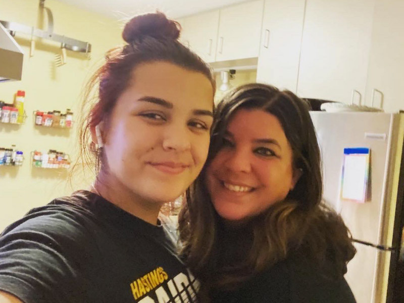 Nicky Larson (right) with her daughter, Molly. (Photo courtesy of Nicky Larson)