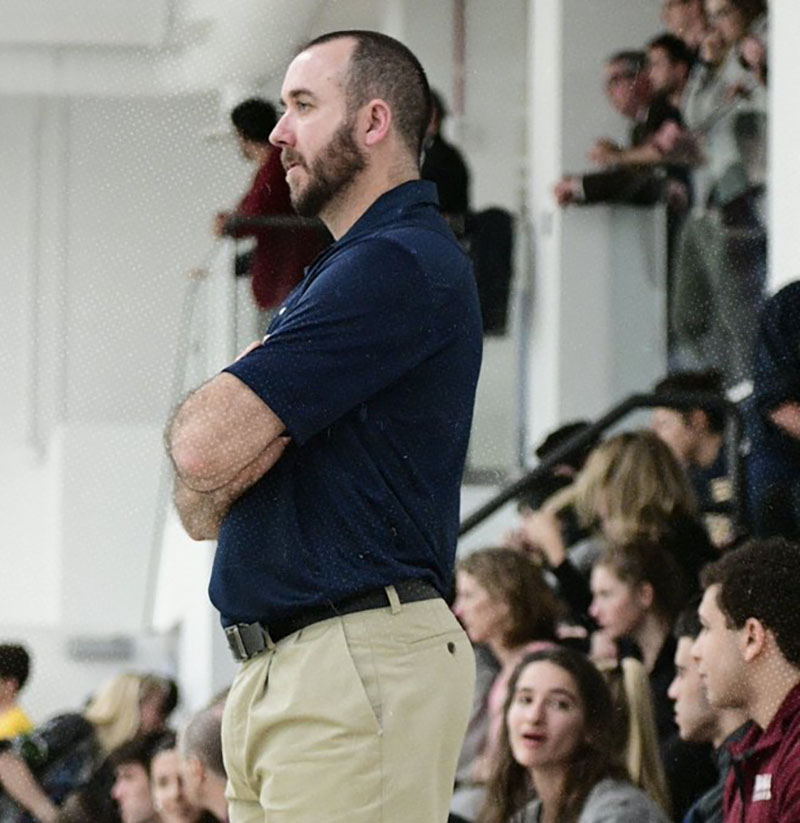 John "The Legend" White, once the top-ranked squash player in the world, is in his 10th season coaching the men’s and women’s teams at Drexel University. (Photo by Drexel University)