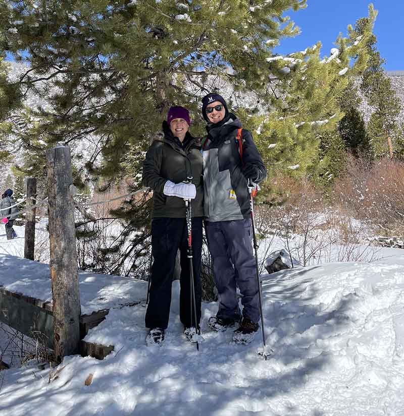 Marjorie and Kevin in Colorado three months before his heart stopped. (Photo courtesy of the Volpp family)