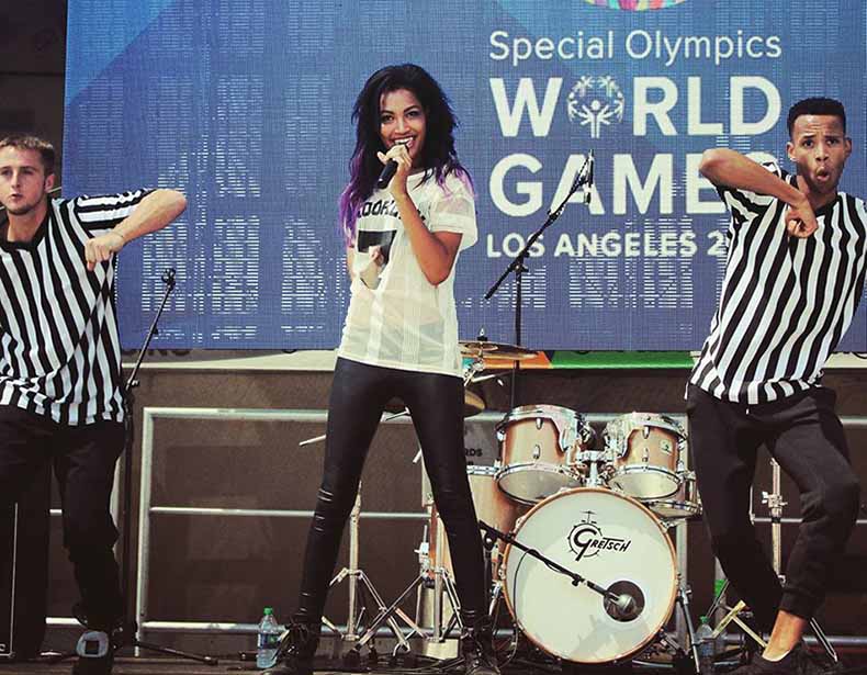 Chelsea Keenan performing at the Special Olympics in 2015. (Photo courtesy of Chelsea Keenan)