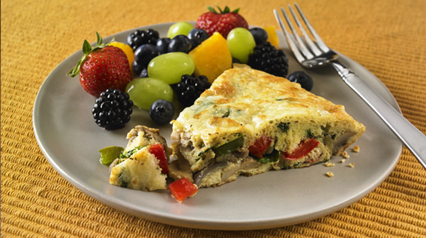 Cheese And Vegetable Frittata With Fruit Salad American Heart Association Recipes