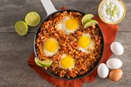 Mexican Rice And Beans Baked Eggs American Heart Association Recipes