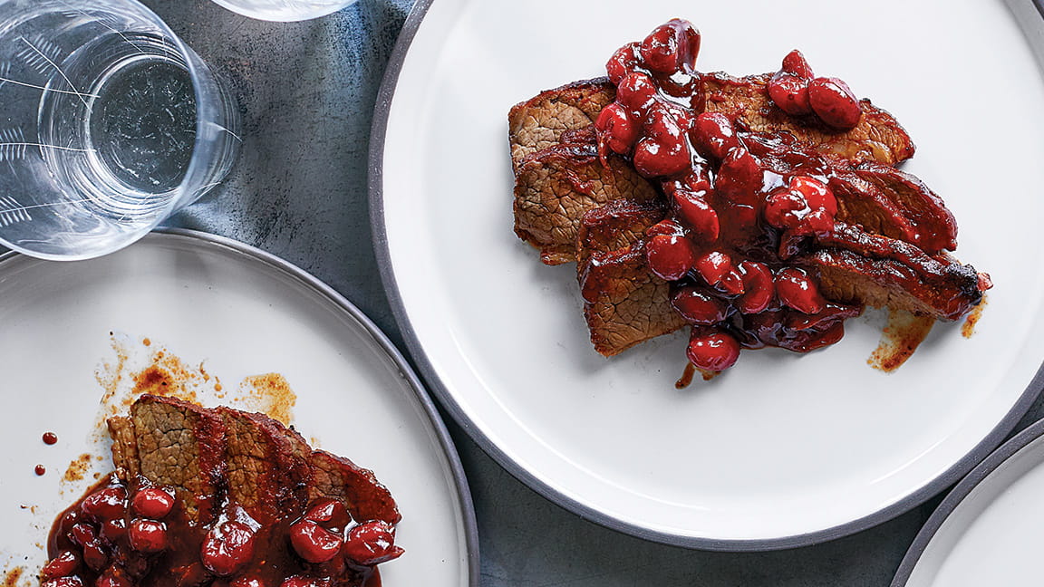Spiced Brisket with Cranberries American Heart