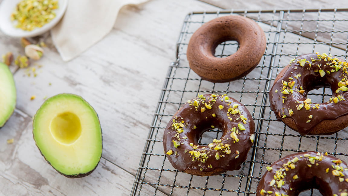 Avocado chocolate donuts recipe