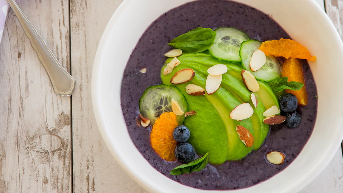 Avocado smoothie bowl recipe