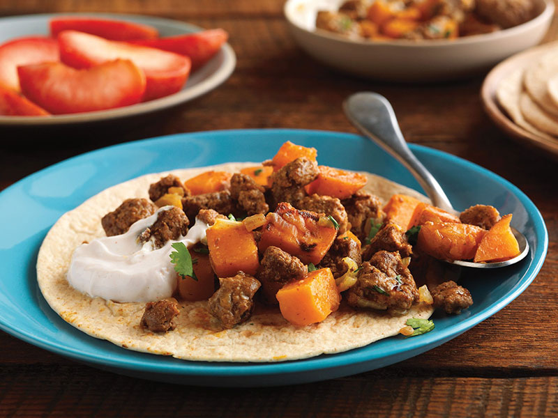 Sweet Potato Beef Mash-Up