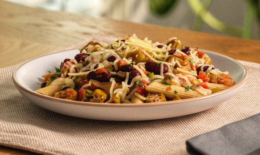 Creole Red Bean Ratatouille