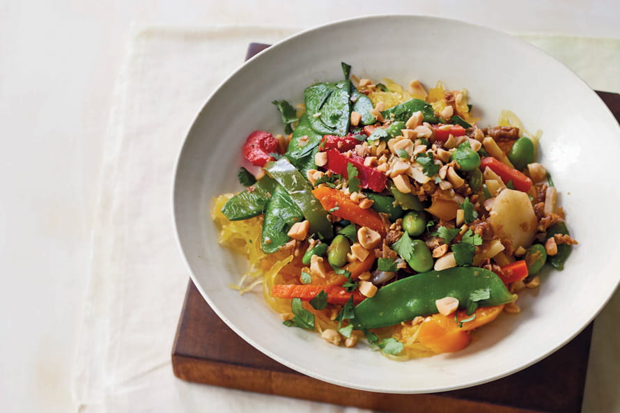 Spaghetti Squash Noodle Bowls